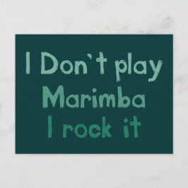 Marimba Rock It vykort