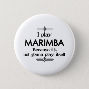 Marimba - Spela själv Funny Deco Music Knapp