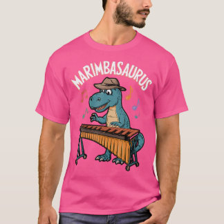 Marimbasaurus Dinosaur Musician Vibraphonist Trex T Shirt