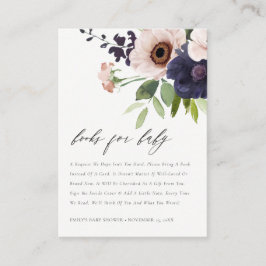  marin Anemone Blommigt Bokar för babyskor Tilläggskort