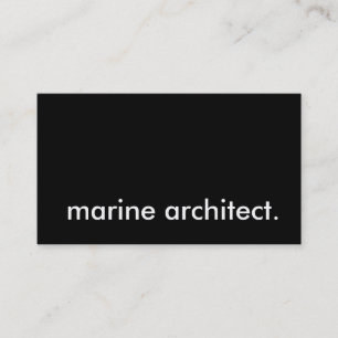 marin arkitekt. visitkort