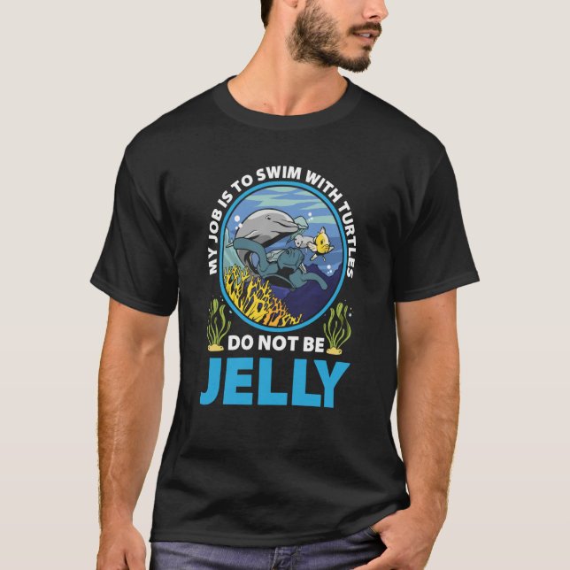 Marin biologi för framtida marinbiologer i havet S T Shirt (Framsida)