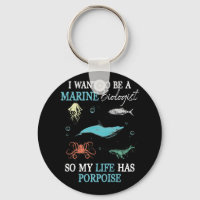 Marin biologi vill vara en marin biolog