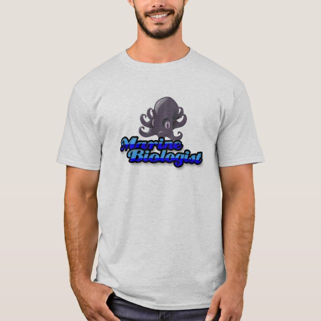 Marin- biologTshirt T Shirt (Framsida)