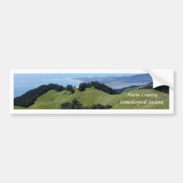 Marin County Genealogy Society Bumper Sticker Bildekal