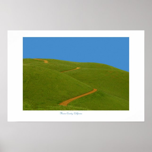 Marin County, Kalifornien Poster (Framsidan)