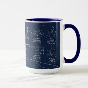 Marin County Night Sky 15 oz mugg blå