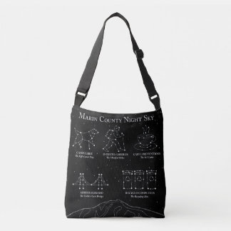 Marin County Night Sky Medium Cross Body Väska Sva