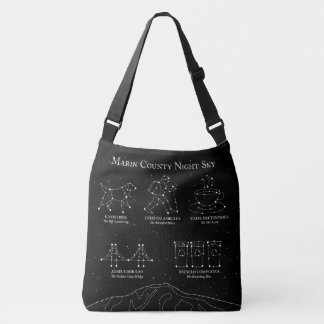 Marin County Night Sky Stora Cross Body Väska Svar