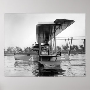 Marin Curtiss NC-4 som flyger Fartyg, 1918 Poster