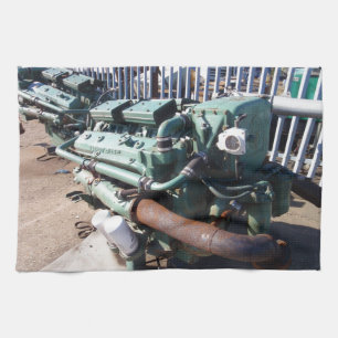 Marin- dieselmotor kökshandduk