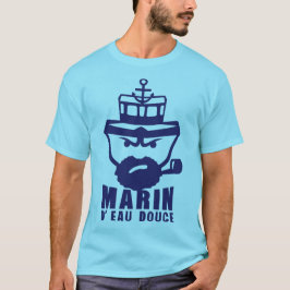 marin eau douce citation personnage bateau ancre t shirt