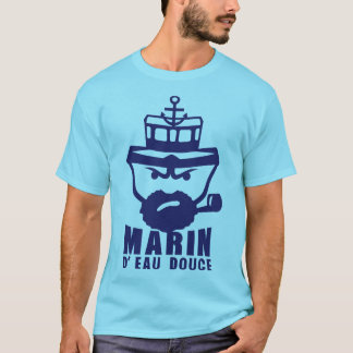 marin eau douce citation personnage bateau ancre t shirt