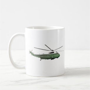 Marin en helikopter kaffemugg