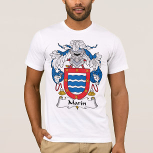 Marin familjvapensköld tee shirt