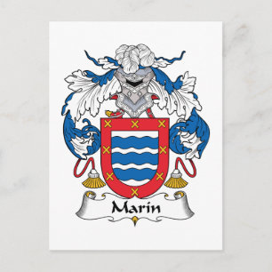 Marin Family Crest Vykort