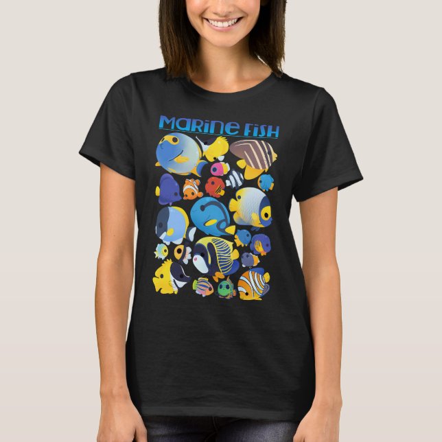 Marin Fisk Samling 1 T Shirt (Framsida)