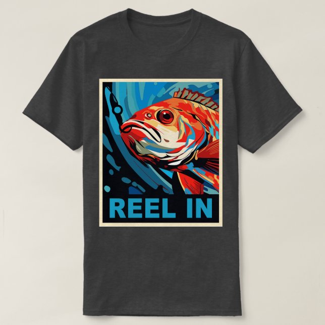 Marin Fiskare Fiskegåvor Män Kvinnor Barn Fisk T Shirt (Design framsida)
