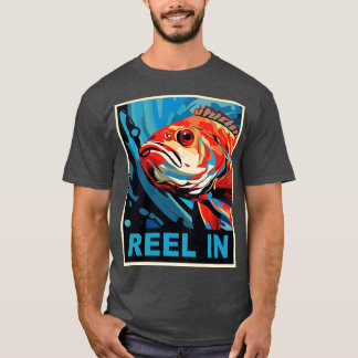 Marin Fiskare Fiskegåvor Män Kvinnor Barn Fisk T Shirt