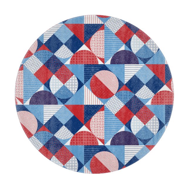 Marin geometri: Sommarsömlöst mönster. (Framsidan)