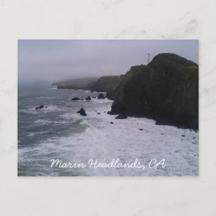Marin Headlands, CA-vykort Vykort