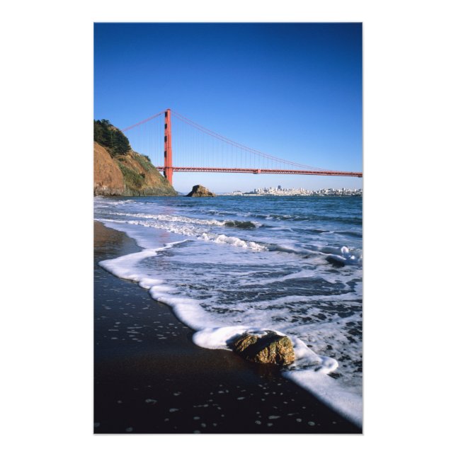 Marin Headlands, Golden Gate Bridge; San Fototryck (Framsidan)