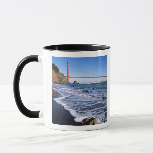 Marin Headlands, Golden Gate Bridge; San Francisco Mugg (Vänster)