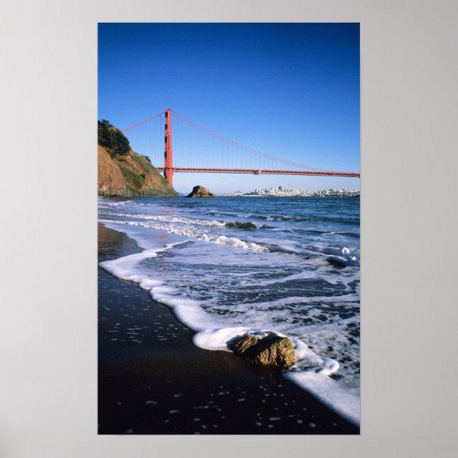 Marin Headlands, Golden Grind Bridge; San Poster (Framsidan)