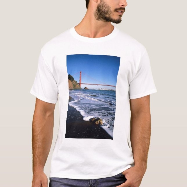 Marin Headlands, Golden Grind Bridge. San T Shirt (Framsida)