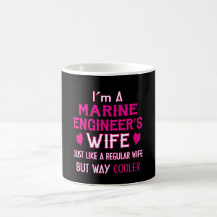 Marin- ingenjör fru kaffemugg