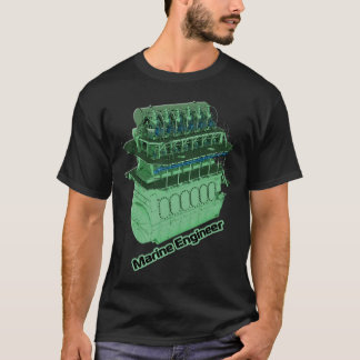Marin- ingenjör (MANEN) - svart Tee Shirt