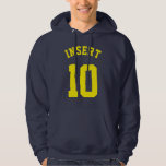 Marin & Jersey för sportar för gultvuxen | design Hoodie<br><div class="desc">Marin & Jersey för sportar för gultvuxen | design •,  Manar Jersey Hooded tröja</div>