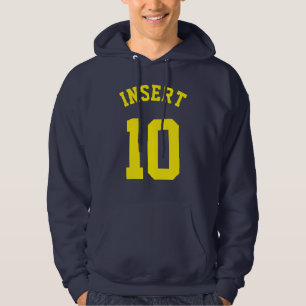 Marin & Jersey för sportar för gultvuxen   design Hoodie