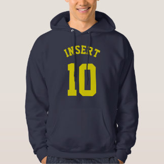 Marin & Jersey för sportar för gultvuxen | design Hoodie
