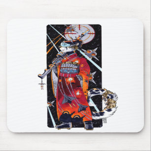 Marin- Kimonojaguar Mousepad för utrymme Musmatta