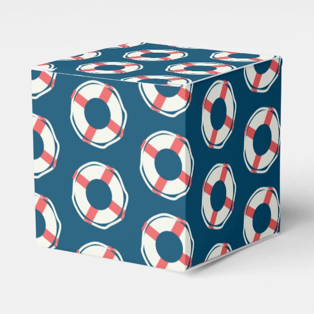 Marin Livräddare Nautilus Födelsedags Baby Shower Presentaskar (Framsidan Sidan)