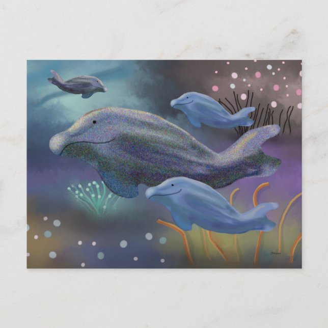 Marin livsmiljö vykort (Framsida)