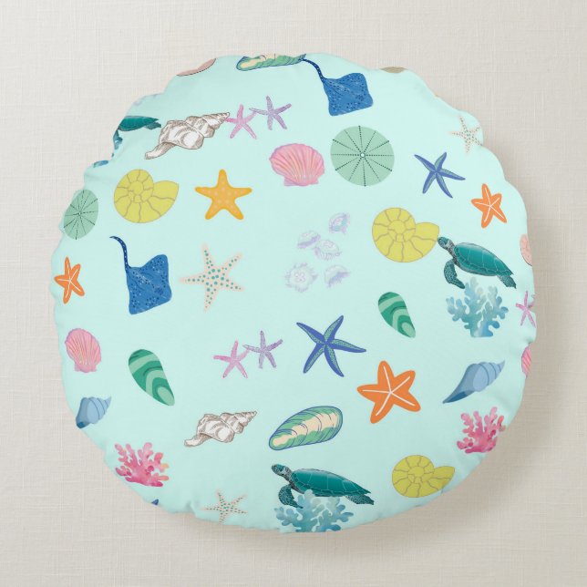 Marin magi rund kudde (Framsidan)