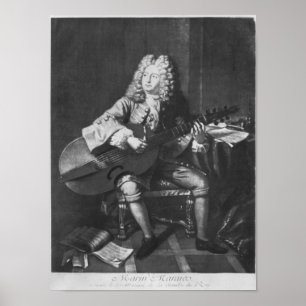 Marin Marais, 1704 Poster