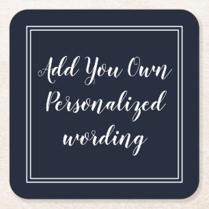 Marin med den gränser personifierade kustfartyget underlägg papper kvadrat