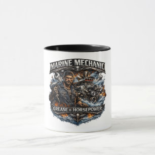 Marin mekaniker kaffemugg