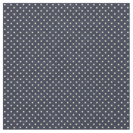 Marin- och krämpolka dots tyg
