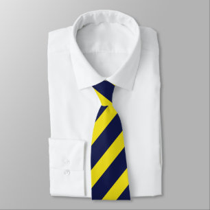 Marin och Maize Diagonal-Görad randig Tie Slips