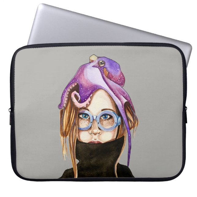 marin- överrrakning laptop fodral (Framsidan)