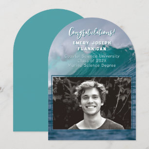 Marin Science Student Ocean-meddelande Inbjudningar