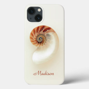 Marin Seashell Personlig Namn minimalistisk Chic