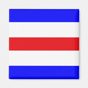 Marin Signalflagga: Bokstav "C" Charlie Magnet