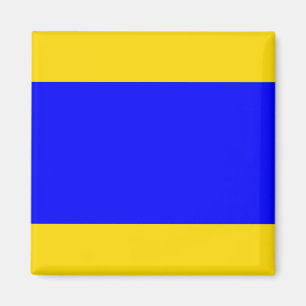Marin Signalflagga: Bokstav "D" (Delta) Magnet