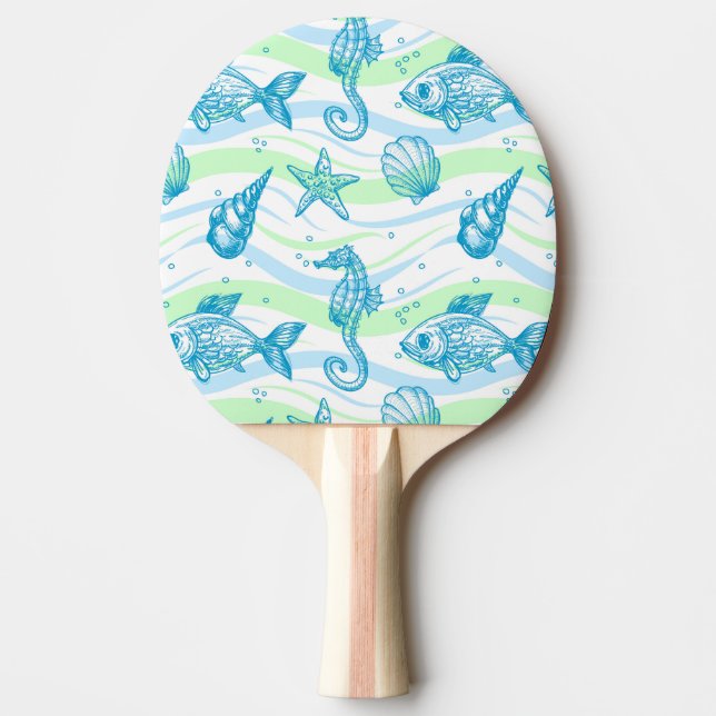 Marin Sketch Mönster Pingisracket (Framsidan)