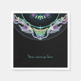 Marin skiss i nylon, anpassningsbar pappersservett